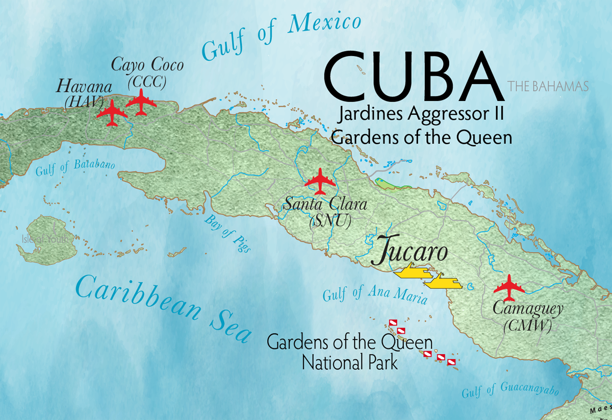CUBA GARDENS OF THE QUEEN - Outdoor Sonora Diving